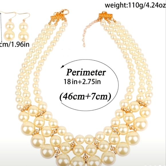 Women's jewelry necklace set - Picture 5 of 5